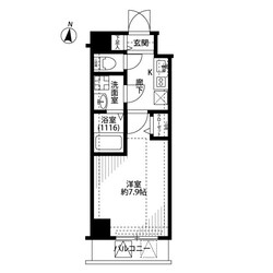 プレール・ドゥーク住吉Ⅱの物件間取画像